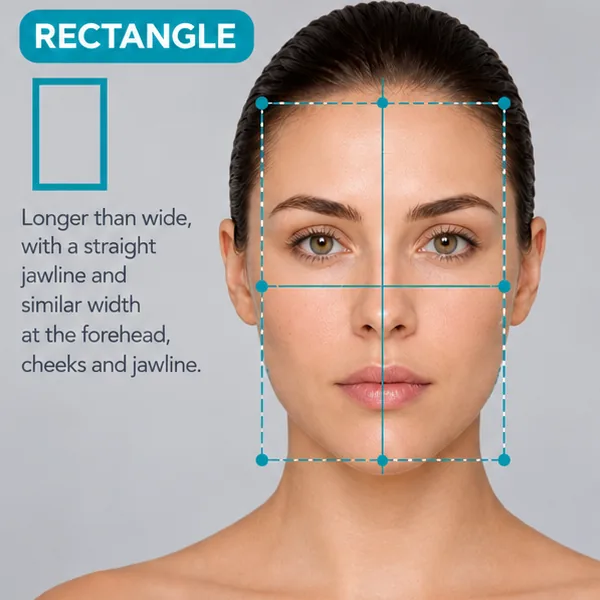 Rectangle Face Shape